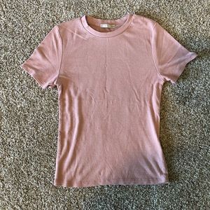 Light pink tight t shirt